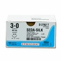 Fio de Sutura Seda Preta Trançada - Ethicon