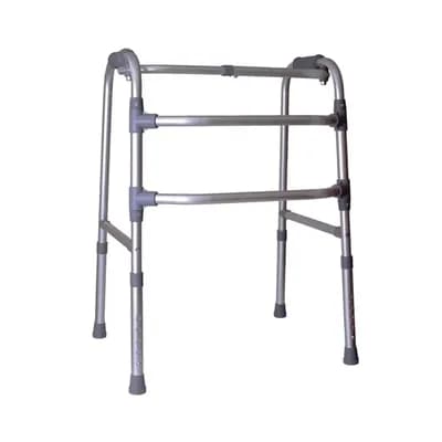 ANDADOR DE ALUMÍNIO FIXO E ARTICULADO D10 DELLAMED