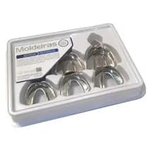 Moldeira Lisa Adulto Inox Para Desdentado - Bio-Art
