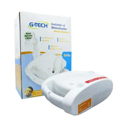 INALADOR E NEBULIZADOR MODELO NEBCOM V BRANCO G-TECH