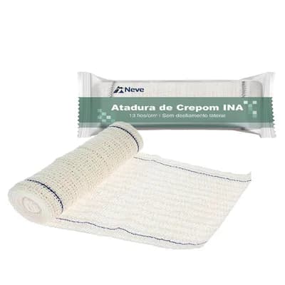 Atadura Crepe 20cm x 1,8m Neve