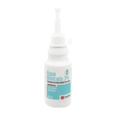 ÁGUA BORICADA 3% 100 ML RIOQUÍMICA