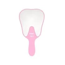 Espelho de Mão Formato de Dente Rosa - AF do Brasil