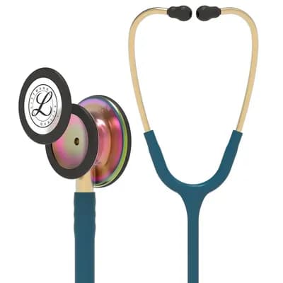 Estetoscópio Adulto/Pediátrico Littmann Classic III 5807 Azul Caribe Rainbow HB004407985