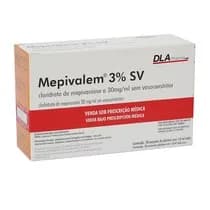 Anestésico Mepivacaína Mepivalem 3% Sem Vaso 1,8ml 50unid. – DLA