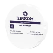 Disco de Zircônia ZirkOM ZZ 3D 16mm - OdontoMega