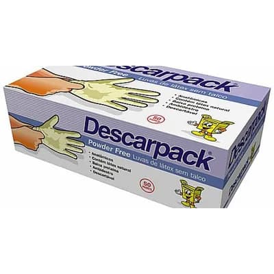 Luva para Procedimento sem Talco Powder Free C/100 unidades - Descarpack