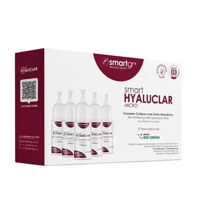 FLUIDO CLAREADOR COM ÁCIDO HIALURÔNICO 5ML C/05UN SMART GR