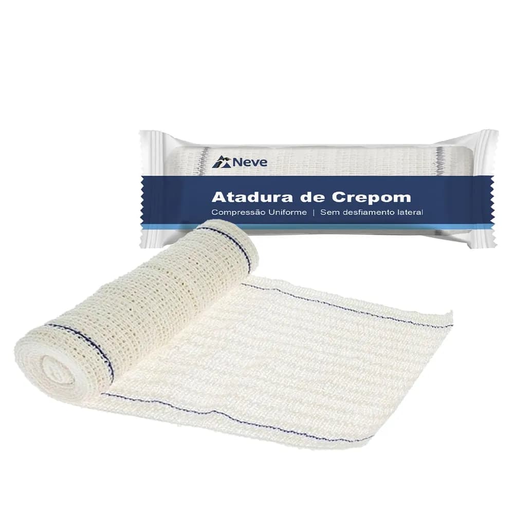 Atadura Crepe 10cm x 1,8m Neve