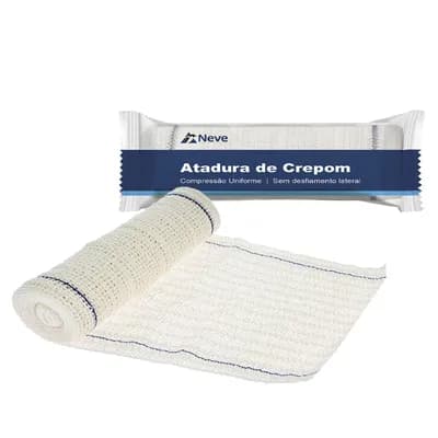 Atadura Crepe 10cm x 1,8m Neve