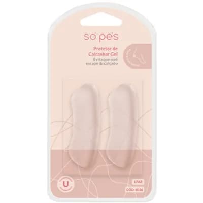 Protetor de Calcanhar Gel Pacote com Par - 8026