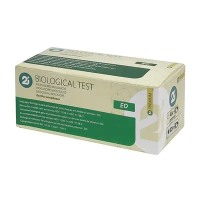 INDICADOR BIOLÓGICO AUTOCLAVE ÓXIDO ETILENO EO 12H 50UN 2I