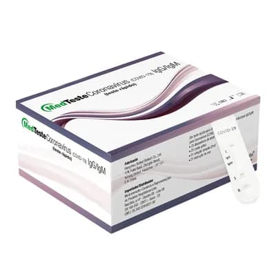 TESTE RÁPIDO CORONAVÍRUS COVID-19 IGG E IGM 25UN MEDTESTE