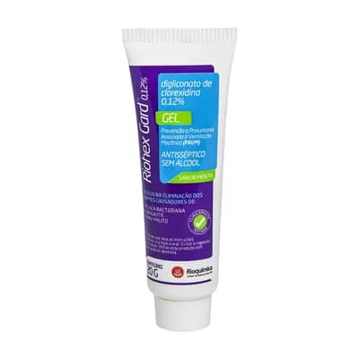 ANTISSÉPTICO BUCAL GEL MENTA 0,12% 20G RIOHEXGARD RIOQUÍMICA