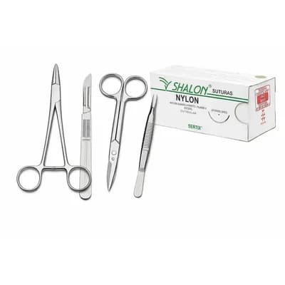 Kit de Sutura Cirúrgico Básico