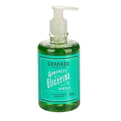 SABONETE LÍQUIDO DE GLICERINA HORTELÃ 300ML GRANADO