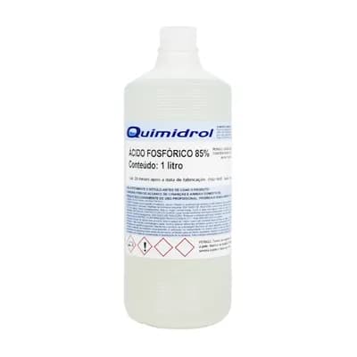 ÁCIDO FOSFÓRICO 85% ALIMENTÍCIO INCOLOR 1L QUIMIDROL
