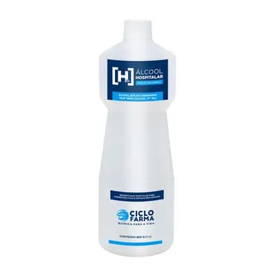 ÁLCOOL LÍQUIDO 1000ML GRADUAÇÃO 70° CICLO FARMA