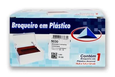 BROQUEIRO PLASICO FAVA 15X7,5X07 COM 30 PONTAS DIAMANTADAS