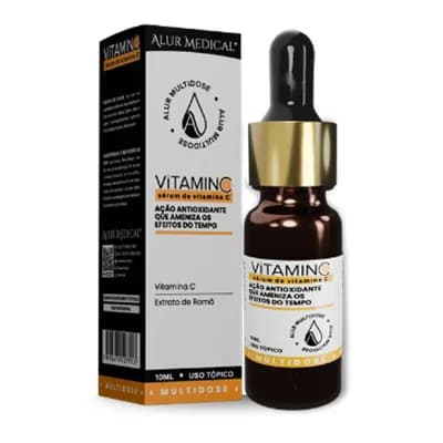 SÉRUM MULTIDOSE ANTIOXIDANTE ANTI-IDADE DE VITAMINA C 10ML VITAMINC ALUR