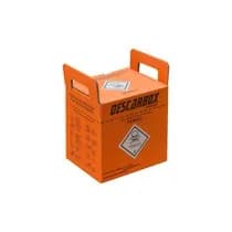 Coletor de Materiais Químicos Perfurocortantes - Laranja 7L - Descarbox