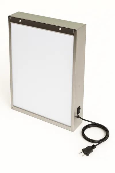 Negatoscópio de Parede em Inox - Forçamédica