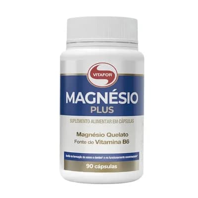 MAGNÉSIO QUELATO 90 CÁPSULAS MAGNÉSIO PLUS VITAFOR