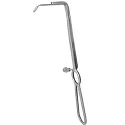 Afastador Langenbeck com Fibra Óptica Autoclavável. 60 x 15 mm