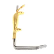 Afastador Universal com fibra e aspiração - 25mm x 12cm - Cabo Dourado