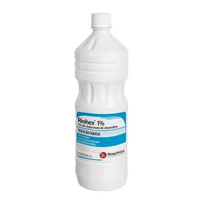 Clorexidina Riohex 1% Tópica 1L Rioquímica Antisséptico