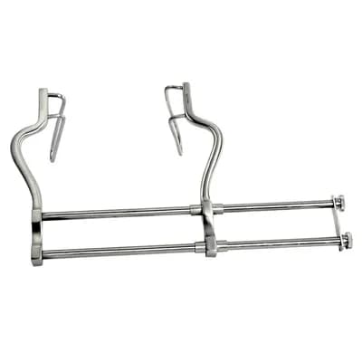 AFASTADOR GOSSET ABDOMINAL COM DUPLO BARRAMENTO AÇO INOX ABC