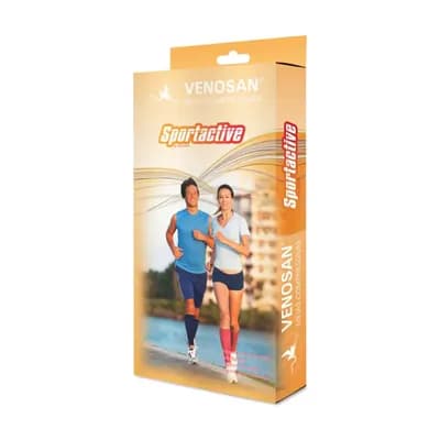 MEIA COMPRESSIVA SPORTACTIVE 3/4 20-30MMHG BD ROSA VENOSAN