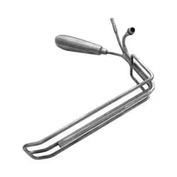 Afastador Raquete com Fibra Óptica e Aspiração 24cm x 4cm