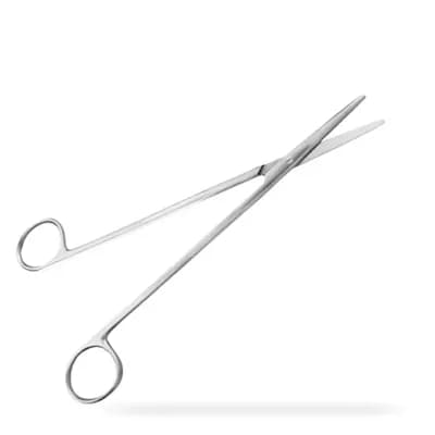 TESOURA METZEMBAUM EM AÇO INOX DIÉRESE DELICADA RETA ABC