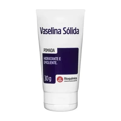 VASELINA SÓLIDA POMADA HIDRATANTE E EMOLIENTE RIOQUÍMICA
