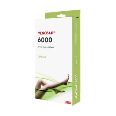 MEIA COMPRESSIVA MEIA COXA 20-30 PÉ ABERTO BEGE VENOSAN
