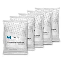 Kit Cirúrgico Estéril Perio Premium Padrão Branco 30G 5unid. - Medis