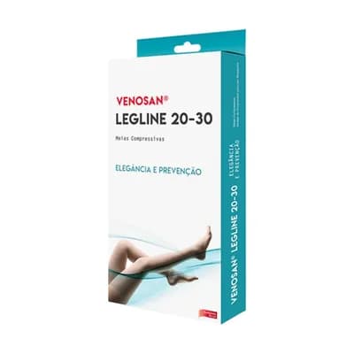 MEIA CALÇA COMPRESSIVA LEGLINE 20-30 PÉ ABERTO VENOSAN