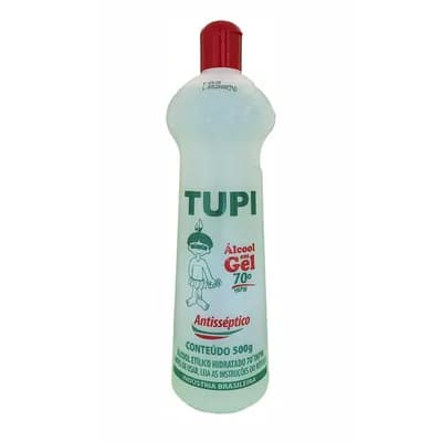 Álcool Gel 70% Antisséptico 500GR - Tupi