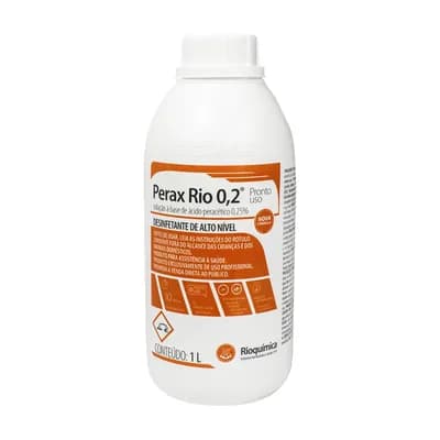 ÁCIDO PERACÉTICO 0,2% PRONTO USO PERAX RIO RIOQUÍMICA