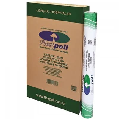 Papel Lençol Pardo com 50 Metros de comprimento - Eco Flexpell