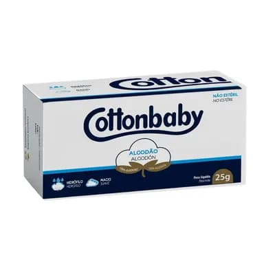 ALGODÃO EM ROLO HIDRÓFILO MACIO 100% PURO COTTONBABY
