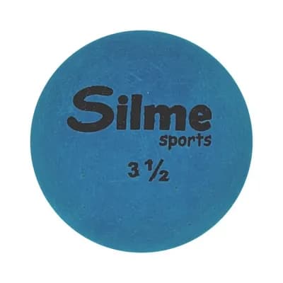 BOLA EM BORRACHA PARA FISIOTERAPIA AZUL SILME SPORTS