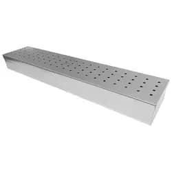Estojo de Inox Perfurado para Cânulas 70 x 25 x 12cm