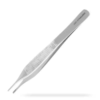 PINÇA ADSON C/DENTE DE RATO EM AÇO INOX TAM 1X2 ABC