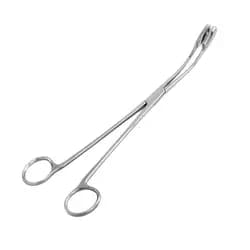 Pinça Winter Curva para Aborto e Placenta N.1 27cm