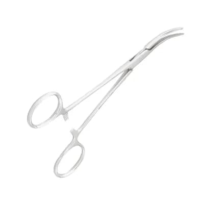 PINÇA CRILE CURVA EM AÇO INOX PARA PEDÍCULOS ABC