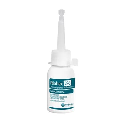 CLOREXIDINA SOLUÇÃO AQUOSA 2% RIOHEX RIOQUÍMICA