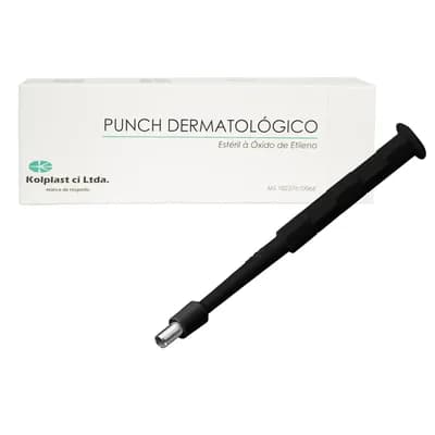PUNCH DERMATOLÓGICO ESTÉRIL A UNIDADE KOLPLAST