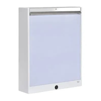 NEGATOSCÓPIO PARA PAREDE METAL BRANCO BIVOLT